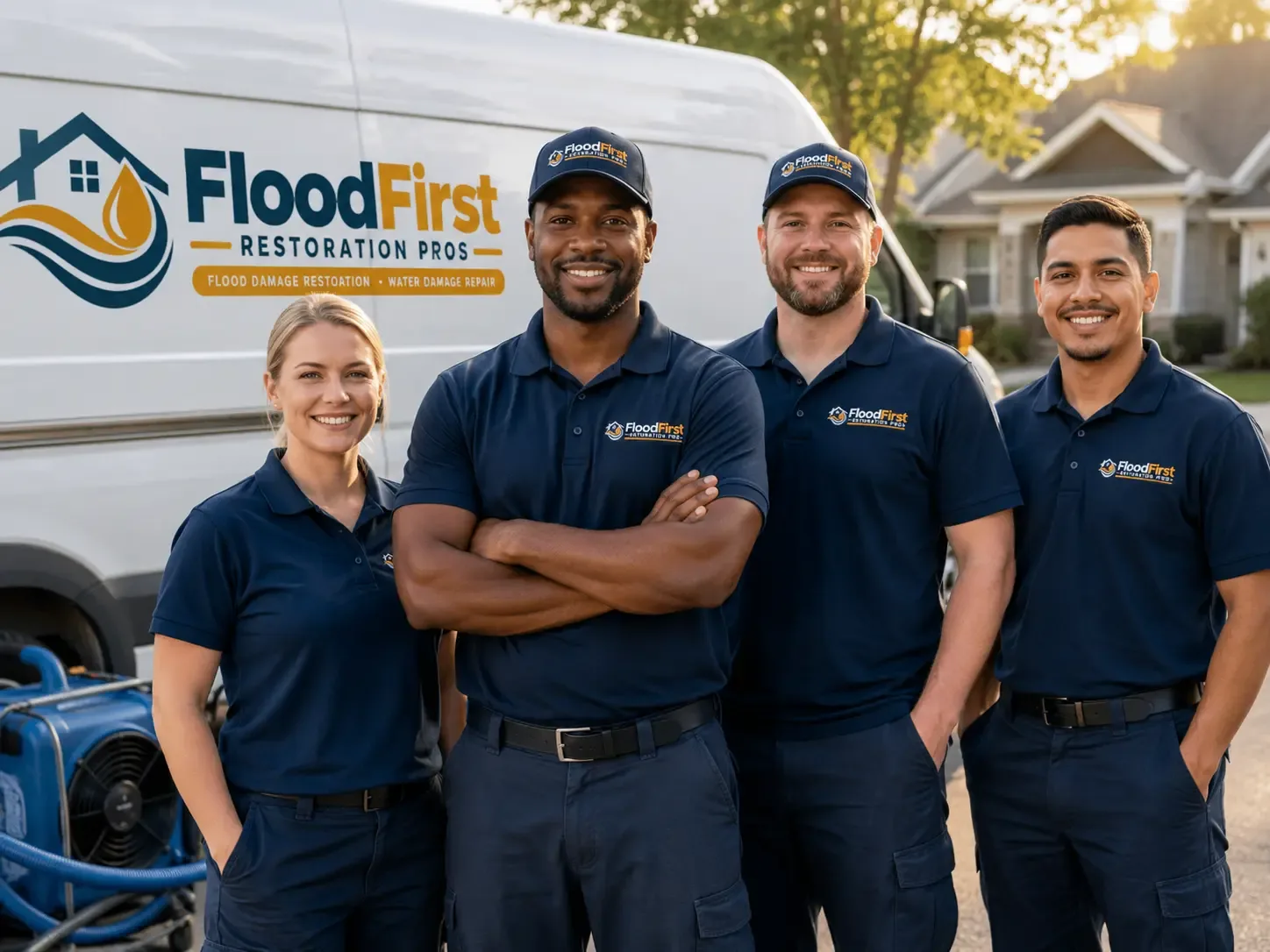 Flood Damage Restoration company in Nu Mine, PA